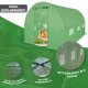 Tunel Foliowy Szklarnia 2x3m zielony 6m2 stelaż 25 mm 12