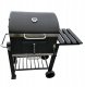 Duży Grill węglowy żeliwny ruszt 113,5x50x107 cm 11