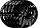 Kołpak NRM Komplet kołpaków uniwersalnych Stig Black ring 15 cali 3