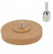 Krążek / Dysk gumowy do usuwania kleju z felg 90mm + adapter na wkrętarkę 3