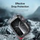 DUX DUCIS futerał TAMO do Apple Watch serii 10 46 mm transparentny z czarnym 3