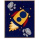 Plakat w ramce kosmos PLANET, 41,2 x 51,5 cm 1