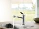 Sink mixer, ORAS LINEA, long straight spout, chrome color 1