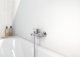Bathroom faucet with shower connection, ORAS LINEA, short spout, chrome 1