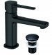 Invena bateria umywalkowa Glamour, czarny BU-02-004-V 5