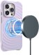Nakładka Circle Mag do iPhone 15 Pro 6,1" jasnofioletowa 4