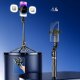 Blavec Selfie Stick Aluminium Fusion P07 Magsafe tripod + pilot + 2 lampy 1,4 metra (SSFP07-MTR2LB14) czarny 4