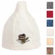 SAUNA HAT WITH BUCKET PIC BLUE COTTON 5