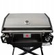 Duży Grill węglowy LUX premium stalowy HEATWAVE z żeliwnym rusztem 139x57x100 cm 2