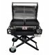Duży Grill węglowy LUX premium stalowy HEATWAVE z żeliwnym rusztem 139x57x100 cm 3