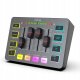 Mikser Fifine Sound Card SC3 Black USB z RGB XLR 2 - kanałowy 1