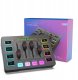 Mikser Fifine Sound Card SC3 Black USB z RGB XLR 2 - kanałowy 3