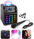 Głośnik bluetooth karaoke czarny z efektem LED SBS50B one size 1