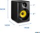 Vonyx SMN50B aktywne monitory studyjne głośniki 140W - Czarne one size 16