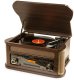Gramofon Memphis Fenton BT CD DAB+ FM USB brązowy one size 12