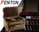 Gramofon Memphis Fenton BT CD DAB+ FM USB brązowy one size 17