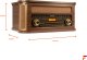 Gramofon Memphis Fenton BT CD DAB+ FM USB brązowy one size 6