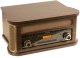 Gramofon Memphis Fenton BT CD DAB+ FM USB brązowy one size 9
