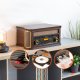 Gramofon Memphis Fenton BT CD DAB+ FM USB brązowy one size 10