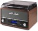 Gramofon retro Frisco Audizio z radiem DAB brązowy one size 9