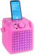 Głośnik Karaoke LED 2x mikrofon KAR50P Fenton różowy one size 3
