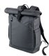 TROIKA Roll Top Rucksack TROIKA BLACK ROLL TOP 1