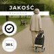 Wózek na zakupy, walizka zakupowa dla seniora 30 l torba na kółkach kremowo-szara UNIWERSALNY 1