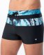 Męskie Bokserki Kąpielowe Tahu  black/sea print rozmiar XXL 3
