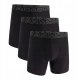 Bokserki termoaktywne Under Armour Performance Tech 6 in 3-Pack Boxerjock - black/black/castlerock 3
