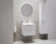 Stone washbasin Ravak Chrome Slim 80x49 cm, glossy white, XJG01180001 4