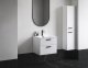 Stone washbasin Ravak Chrome Slim 80x49 cm, glossy white, XJG01180001 5