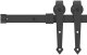 Zestaw drzwi przesuwanych vidaXL z akcesoriami Białe 83x211 cm Solidne Drewno Sosnowe, Drzwi wewnętrzne vidaXL z przeszkleniem 'ORKDAL'Białe 83x211x4 cm 5