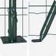 vidaXL Ogrodzenie Euro Zestaw 2 Zielone Stal z powłoką PVC 25 x 1,2 m 5