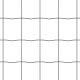 vidaXL Ogrodzenie Euro z 7 słupkami z kołnierzem 1.4x10 m Stal ocynkowana 5