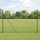 vidaXL vidaXL Ogrodzenie łańcuchowe z 7 słupkami 1.5x10 m ze stali ocynkowanej szarej 1