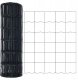 vidaXL Euro ogrodzenie Szare 0.6x25m 4