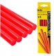 Hot glue sticks 11.2 mm x 200 mm, red, 5 pcs. 5