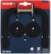 Home>it® dørgreb med L-greb 19 mm.  matsort 1