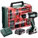 METABO.SB 18 L Mobile workshop + 2 Li-Ion batteries 18V/2.0 Ah with charger SC 30 + 74 elements 1
