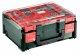 METABO.SB 18 L Mobile workshop + 2 Li-Ion batteries 18V/2.0 Ah with charger SC 30 + 74 elements 3
