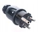Wtyczka prosta WG-02 IP44 16A 250V Rum-Lux czarna 1