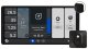 Shelly Podwójny panel sterowania Wall Display X2 WiFi/BLU (czarny) + BLU H&T 1