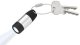 TROIKA ECO CHARGE Czarny, Szary Latarka brelok LED 3