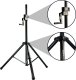 Statyw kolumnowy teleskopowy 120- 190cm do dużych kolumn do 80kg z mechanizmem zębatkowym BST one size 18