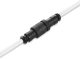 Sharkoon SGK50 Aviator Kabel Black/White (wei/schwarz. 1.85 Meter. Spiralkabel fr SKILLER SGK50 S4) 2