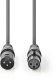 Kabel Nedis XLR - XLR 5m szary (COTH15012GY50) 2