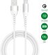 Kabel USB 4smarts USB-A - USB-C 1.5 m Biały (541455) 1
