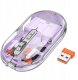 Myszka bezprzewodowa Hoco 2,4G 1600 dpi dual mode bluetooth GM35 fioletowa 1