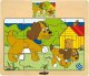 Puzzle Zwierzęta 93010 Woody mix cena za 1 szt 5