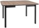 STÓŁ DANTE II DĄB ARTISAN / CZARNY MAT 90(130)x90 1